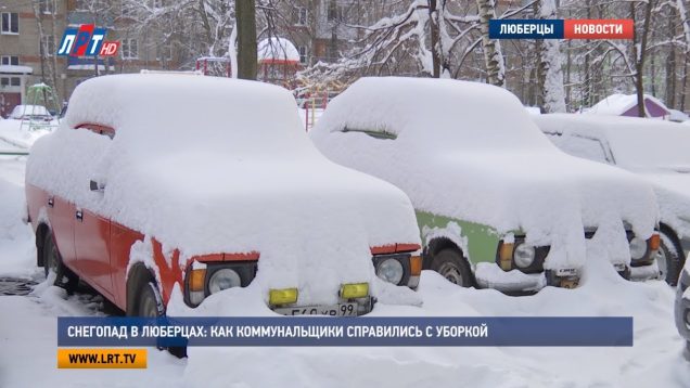 Снегопад в Люберцах: как коммунальщики справились с уборкой