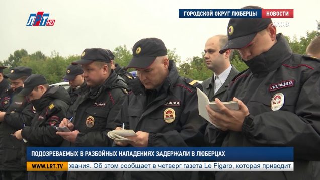 Подозреваемых в разбойных нападениях задержали в Люберцах