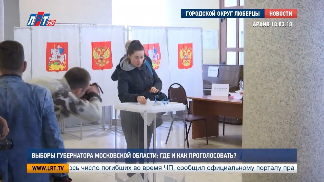 Выборы губернатора Московской области: где и как проголосовать