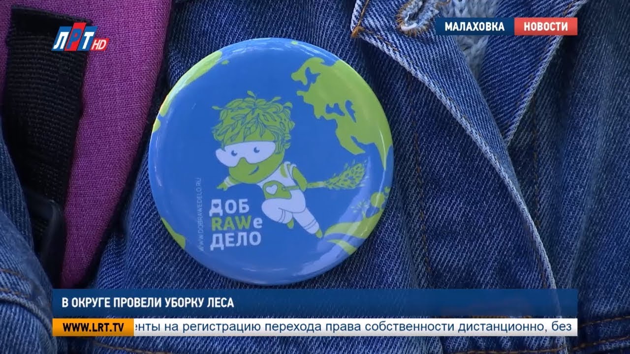 В округе провели  уборку леса