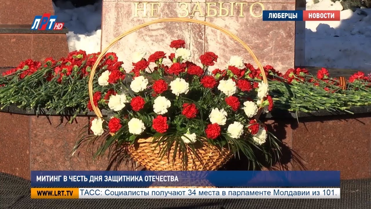 Митинг в честь Дня защитника Отечества