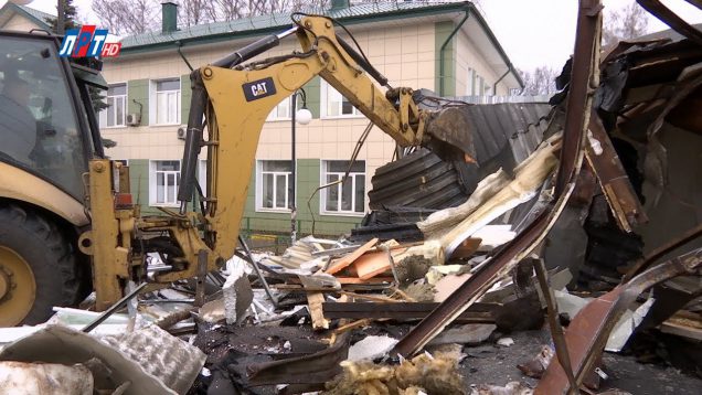 В округе продолжается снос незаконных торговых объектов