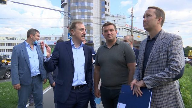 Люберцы посетил министр строительного комплекса Московской области