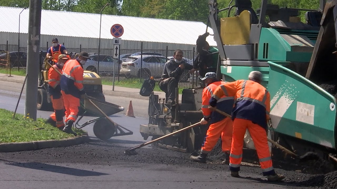 Ремонт дороги на Преображенской улице