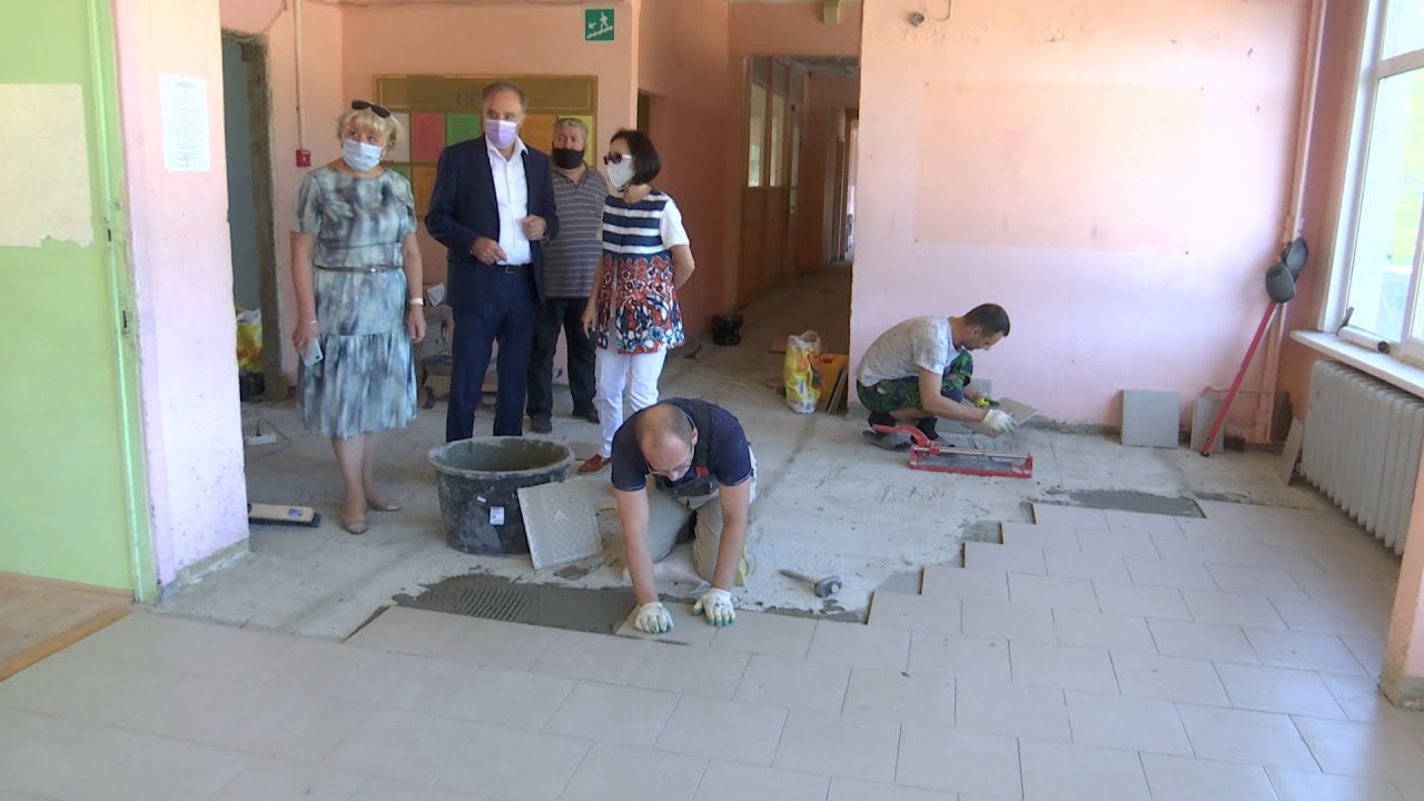 Ремонт школ в округе