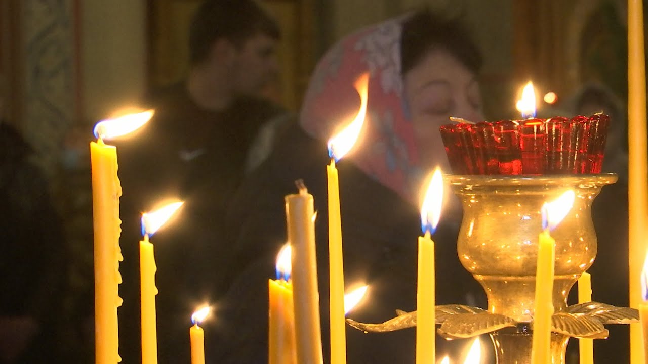Рождественская служба в Храме Преображения Господня